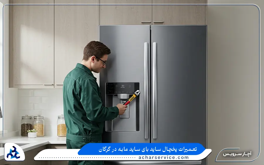 تعمیر یخچال ساید بای ساید مابه در گرگان